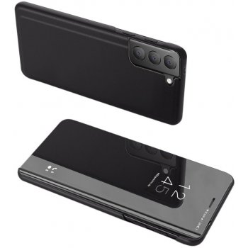 Pouzdro 1Mcz Clear View flipové Samsung Galaxy S21 FE černé