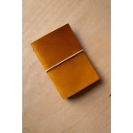 Vashina Kožený notes A6 Okrová linkovaný – Hledejceny.cz