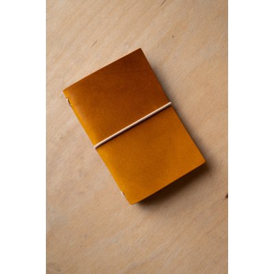 Vashina Kožený notes A6 Okrová linkovaný – Hledejceny.cz