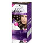 Schwarzkopf Perfect Mousse Permanent Color barva na vlasy 400 tmavě hnědý – Zboží Mobilmania