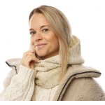 Vlnka Merino nákrčník s kapucí přírodní – Zboží Mobilmania