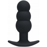 Shots Levelz Tri Bulb Vibrating Anal Plug, silikonový anální kolík 12 x 4,4 cm – Hledejceny.cz