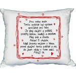 Moon River polštář Svatý Valentýn Pro mého muže 35x35 – Hledejceny.cz