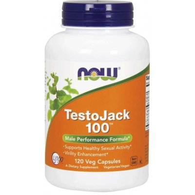 Now Foods TestoJack 100 60 rostlinných kapslí – Hledejceny.cz