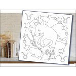 Radost v písku Šablona na pískování obrázkový horoskop býk 490 x 490 mm – Zboží Mobilmania
