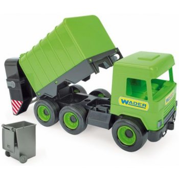 Wader 32103 Middle Truck sklápěč 36 cm zelená