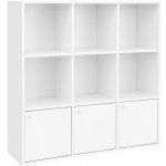 Knihovna Dovaro bílá EZ0217 – Zboží Dáma