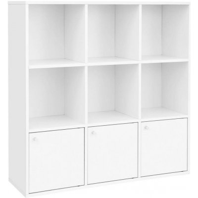 Knihovna Dovaro bílá EZ0217 – Zboží Dáma