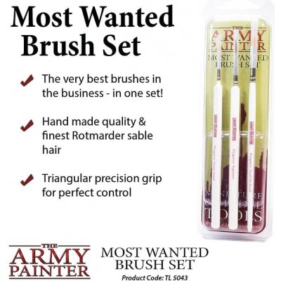 Army Painter Most Wanted Brush Set sada štětců – Zboží Živě