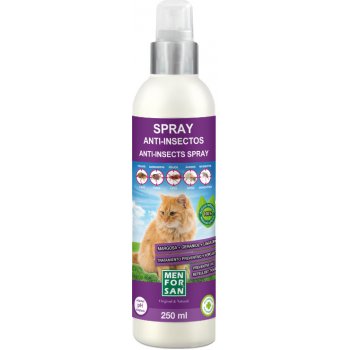 Menforsan Antiparazitní sprej pro kočky proti blechám a klíšťatům s extraktem z margosy 250 ml