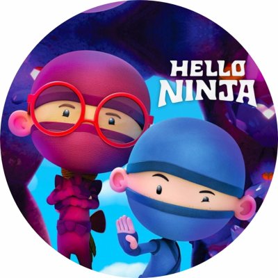 Jedlý tisk NINJA ● materiál: JEDLÝ PAPÍR Ⓜ️, ● velikost: mini kolečka 40 mm (30 ks na A4) ☝