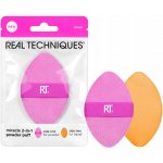 Real Techniques Miracle Side One houbička na pudr + Side Two houbička na tekutý make-up – Zboží Dáma