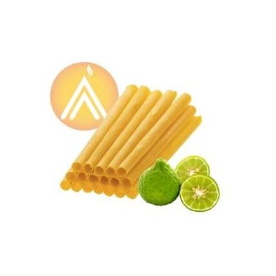 Ananda Tělové svíce z včelího vosku s kurkumou a esenciálním olejem bergamot 1 ks – Zboží Dáma