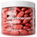 Vilgain Mandle v čokoládě bílá čokoláda v malinovém prášku 250 g – Hledejceny.cz