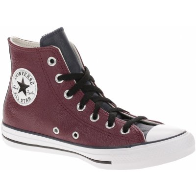 Converse Chuck Taylor All Star Leather Hi 168539/Team Red/Obsidian/white