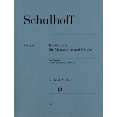 Erwin Schulhoff Hot-Sonata noty na altsaxofon, klavír