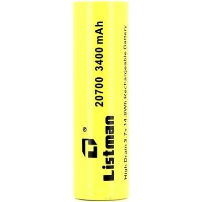 Listman baterie 20700 3400mAh 40A High Drain – Zboží Dáma