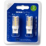 Tesla LED žárovka G9, 4W, 230V, 400lm, 4000K, 25 000h, 360st, 2ks – Hledejceny.cz