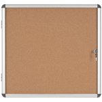 Bi-Office Vnitřní korková informační vitrína, 720 x 674 mm – Zboží Živě