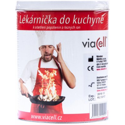 Viacell lékárnička do kuchyně v plechové dóze L111 – Zboží Mobilmania