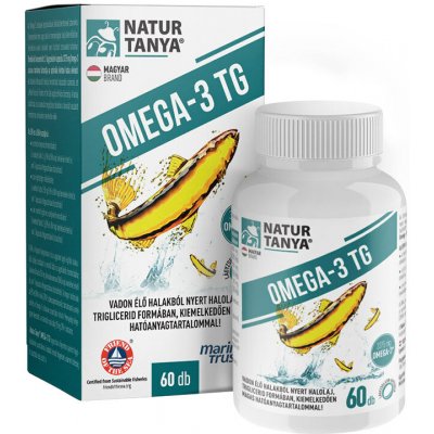 Natur Tanya Mega Omega-3 Wild Fish Oil 60 Měkké kapsle – Hledejceny.cz
