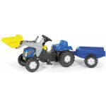 Rolly Toys Kid New Holland TVT 190 s čelním nakladačem – Sleviste.cz