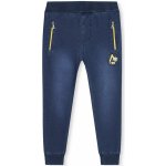 Kugo chlapecké riflové kalhoty tepláky TM8259K modrá tyrkysové zipy modrá – Zboží Mobilmania