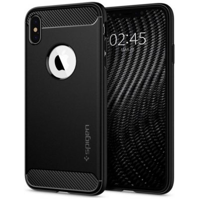 Spigen Rugged Armor iPhone X a XS, černé – Hledejceny.cz