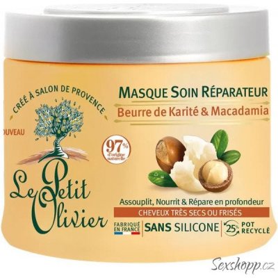 Le Petit Olivier Repairing Mask Bambucké máslo a makadamový olej 330 ml – Sleviste.cz
