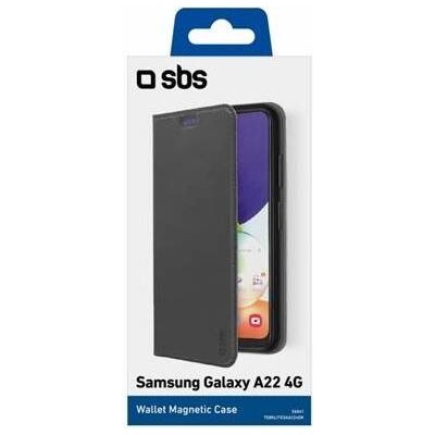 Pouzdro SBS Mobile flipové Samsung Galaxy A22 černé – Zbozi.Blesk.cz