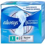 Always Infinity Normal vložky s křidélky 12 ks – Zbozi.Blesk.cz