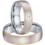 Steel Wedding Snubní prsteny chirurgická ocel SPPL025