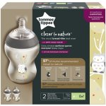 Tommee Tippee láhev s obrázky C2N 2ks me modrá 260ml – Sleviste.cz