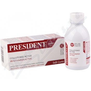 PresiDENT Safe Gums ústní voda bez alkoholu 200 ml