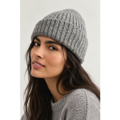 Pieces ZIMNÍ BEANIE ČEPICE ŠEDÁ – Hledejceny.cz