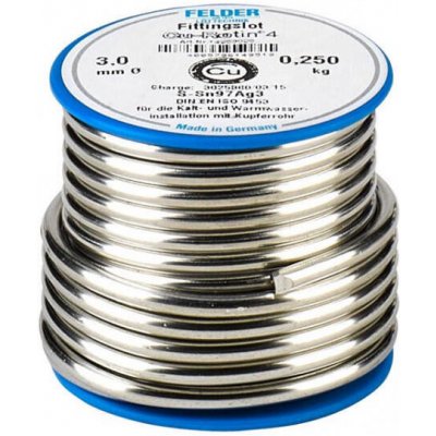 FELDER Cu-Rotin 4 S-Sn97Ag3, 2mm 250g – Zboží Mobilmania