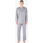 Gina 79151 pánské pyžamo dlouhé šedé – Hledejceny.cz