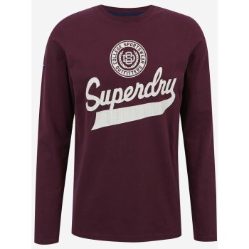 Superdry Vínové s potiskem