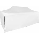 Expodum Nůžkový stan 3x6m ocelový Bílá 4 boční plachty – Zboží Dáma