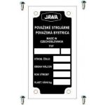 Výrobní štítek s nýty ,,JAWA, BABETTA 228, 206, 207 *MOTOMAX | Zboží Auto