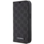 Pouzdro Karl Lagerfeld PU Saffiano Monogram Book iPhone 13 černé – Hledejceny.cz