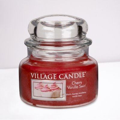 Village Candle Cherry Vanilla Swirl 262 g – Zboží Mobilmania