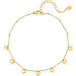 Mabell Náramek na nohu z chirurgické oceli CZ2210216462-183C45 – Zboží Dáma