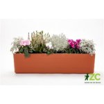 Plastia 1909748003 samozavlažovací truhlík Berberis 80 terakota + slonová kost – Zboží Dáma