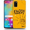 Pouzdro a kryt na mobilní telefon Samsung Pouzdro Picasee silikonové Samsung Galaxy A41 A415F - Enjoy čiré