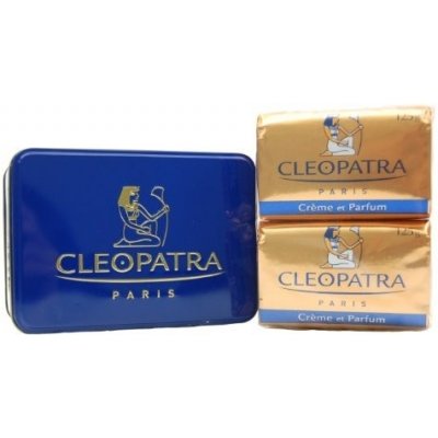 Cleopatra luxusní toaletní mýdlo v kovové dóze 4 x 125 g od 139 Kč -  Heureka.cz