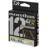 Daiwa Pletená Šňůra Morethan Durasensor 12 Braid EX+Si3 Lime Green 150m 0,10mm, 7.3 Kg – Zboží Dáma