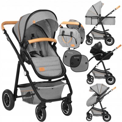 Lionelo Amber 3v1 Grey Stone 2021 – Zboží Dáma