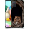 Pouzdro a kryt na mobilní telefon Samsung Pouzdro ACOVER Samsung Galaxy A71 A715F s motivem Owl