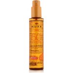 Nuxe Sun Tanning Sun Oil SPF50 voděodolný opalovací olej proti tmavým skvrnám a stárnutí pokožky 150 ml – Hledejceny.cz